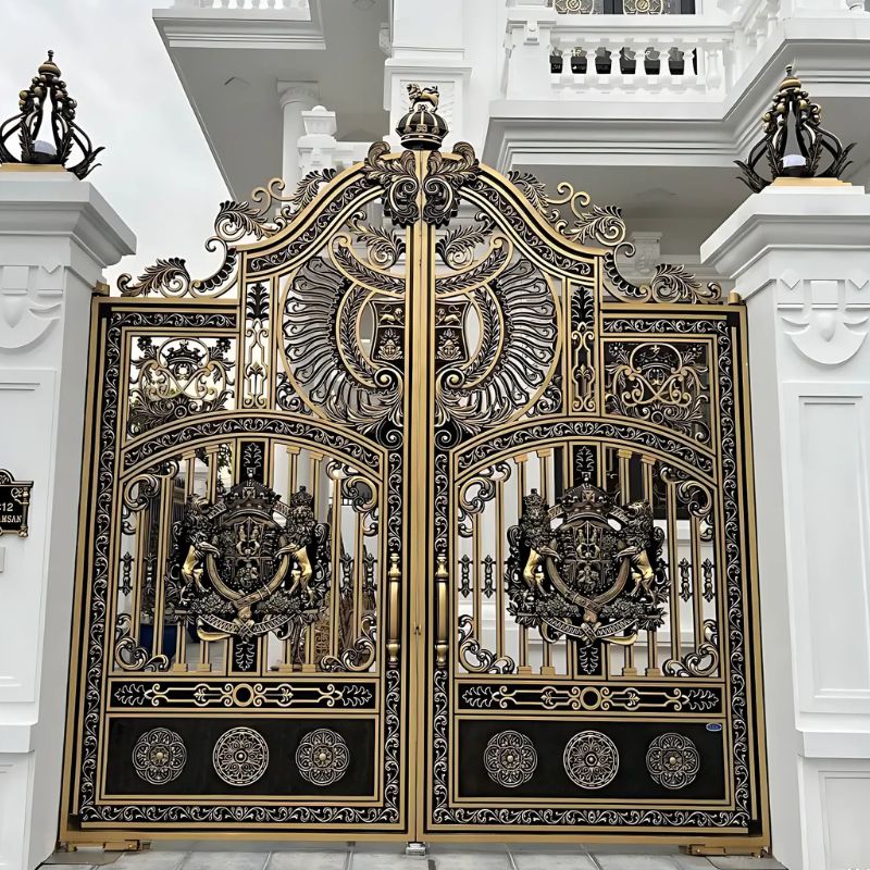 cổng âm sàn tự động v2